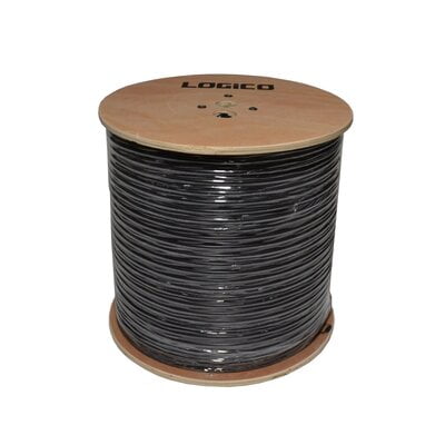 Rg59 Siamese Cable 1000Ft 18/2Awg+2Dc Black Direct Burial Pe Jacket + Water Block Gel Rg59 Siamese Cable 1000Ft 18/2Awg+2Dc Black Direct Burial Pe Jacket + Water Block Gel