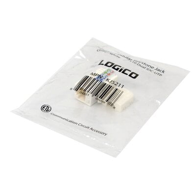 Modular Cat5e Keystone Punch Down Type White