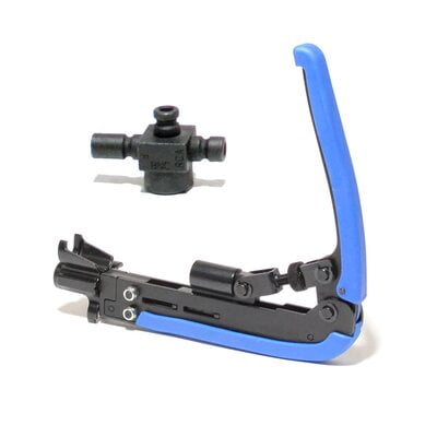 Adjustable Compression Tool F/Bnc/Rca Connector Blue Adjustable Compression Tool F/Bnc/Rca Connector Blue