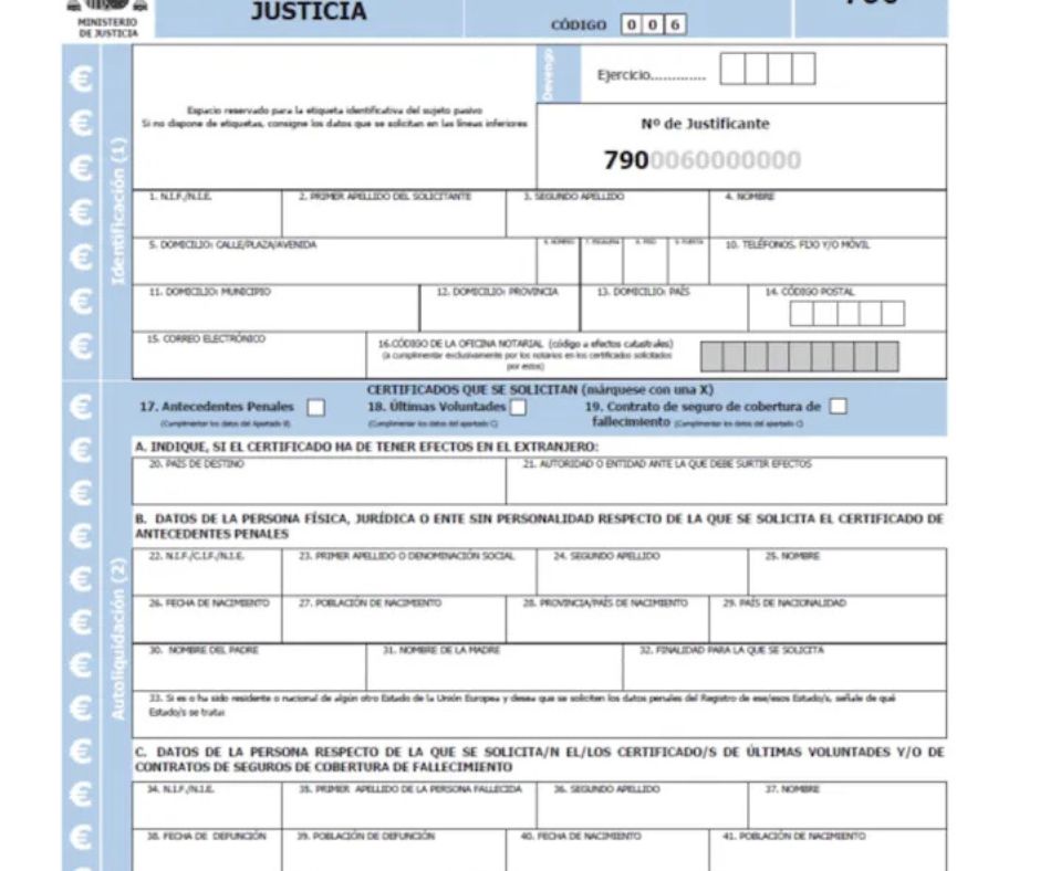 Certificado de Últimas Voluntades online