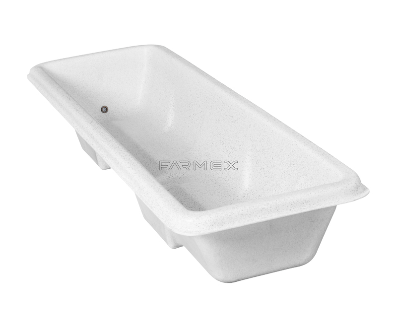 Farmex Feeder Trough 240 Liter White Solo