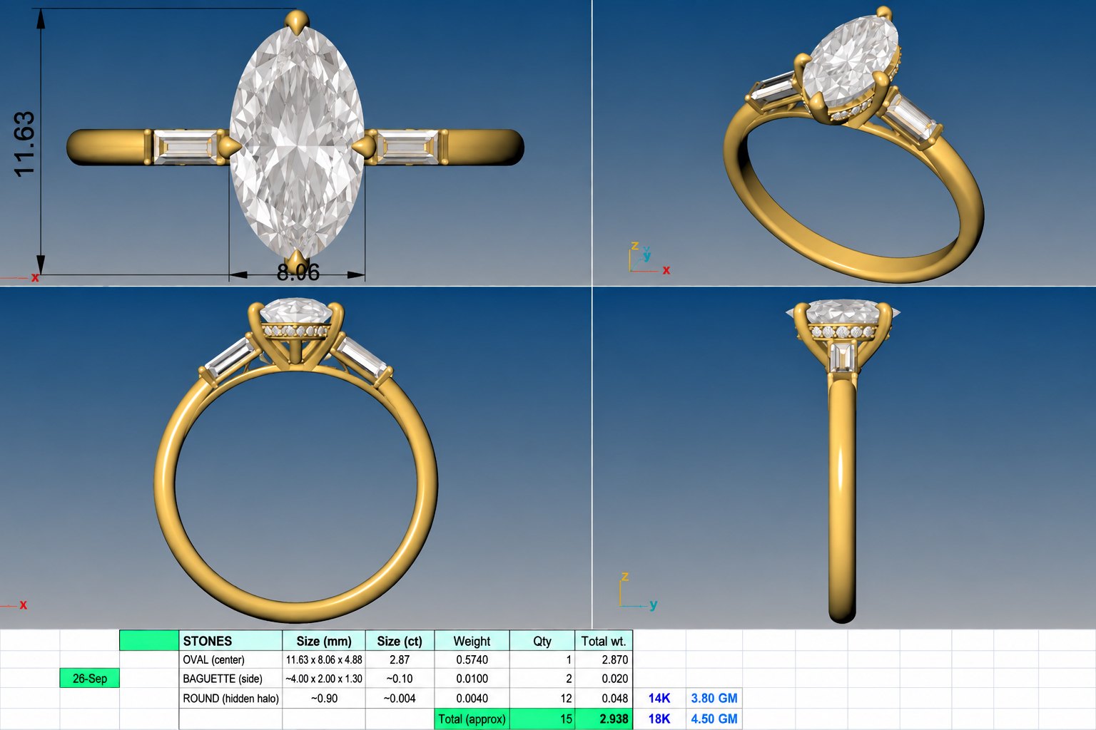 zeb diamond ring