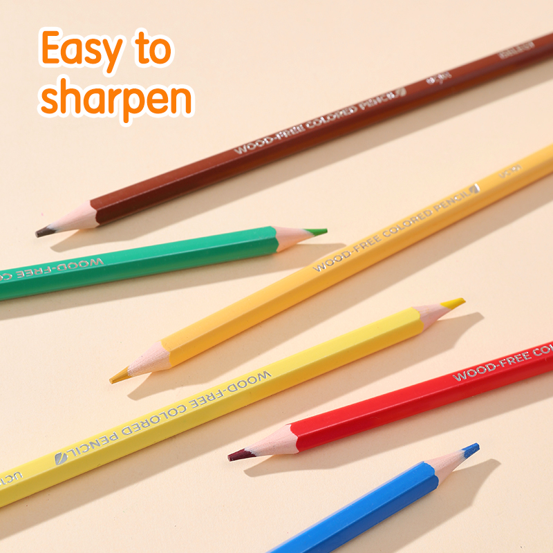 DELI UC101-24 FULL-SIZE COLOR PENCILS 24 COLORS