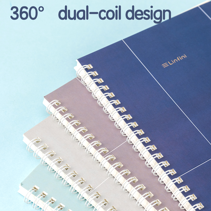 DELI N063 SPIRAL NOTEBOOK A5 60 SHEETS 70G