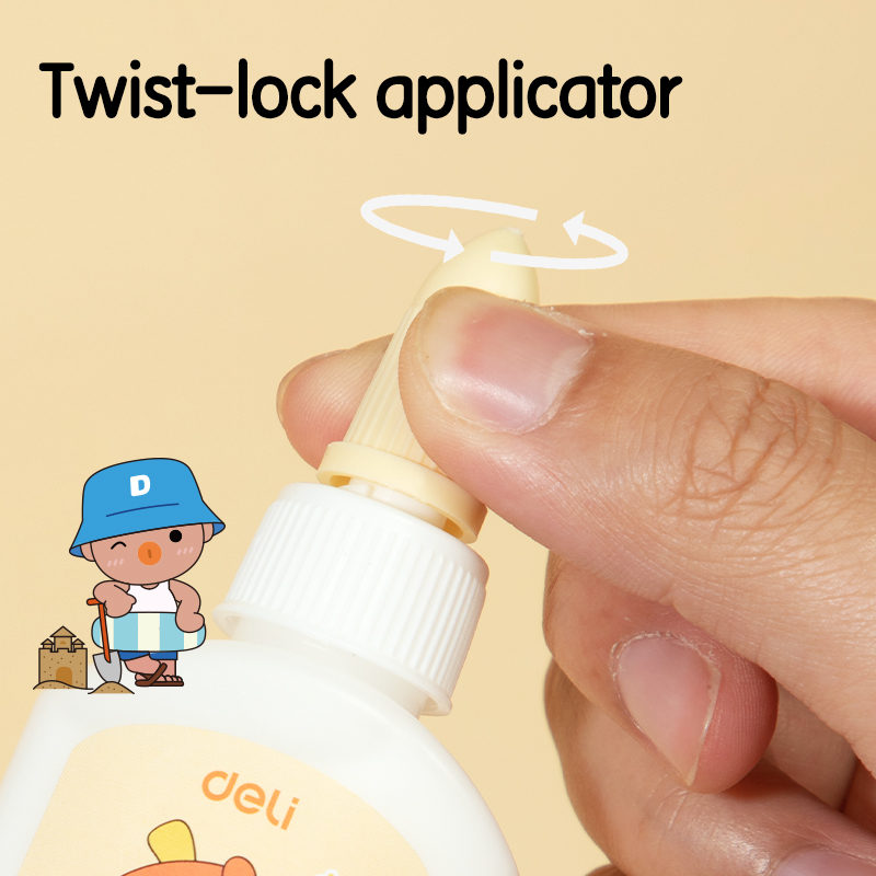 DELI A566 COMIKO WHITE GLUE 40ML FOR WOOD/PAPER/CARDBOARD