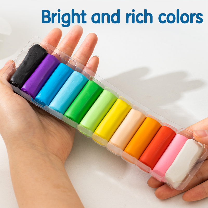 DELI EH719-6 PLASTICINE 6 COLORS 108G