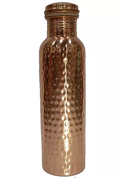 Jointless screw capped copper bottle 03