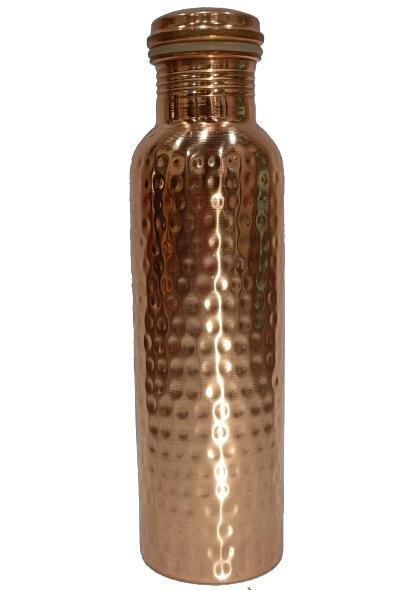 Jointless screw capped copper bottle 03