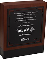 CITI BANK CUSTOM CUTOUT TROPHY