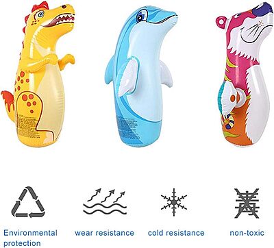 Amazkart Hit Me Punching Bag for Indoor Outdoor Fun