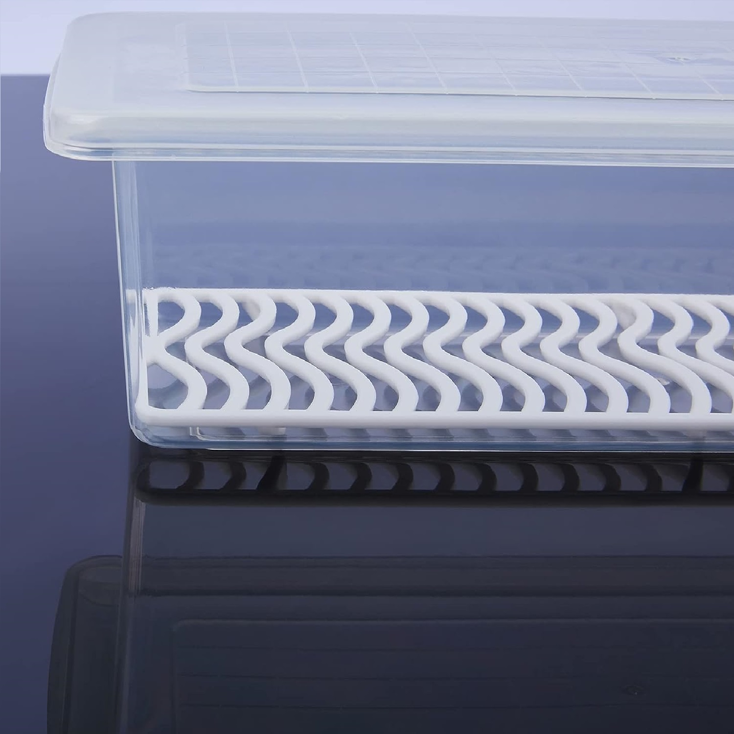 Amazkart Fridge Storage Boxes Fridge Organizer With Removable Drain Plate Amazkart Fridge Storage Boxes Fridge Organizer With Removable Drain Plate
