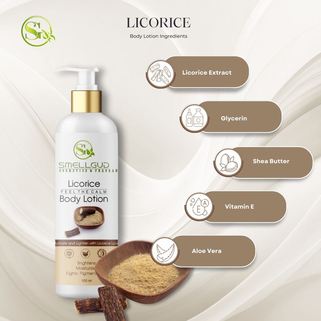 All Season Body Lotion | With Vitamin Enriched & Goodness of Licorice|Certified palm oil free, Vegan & Chemical free| (Pack of 1x100 ML)