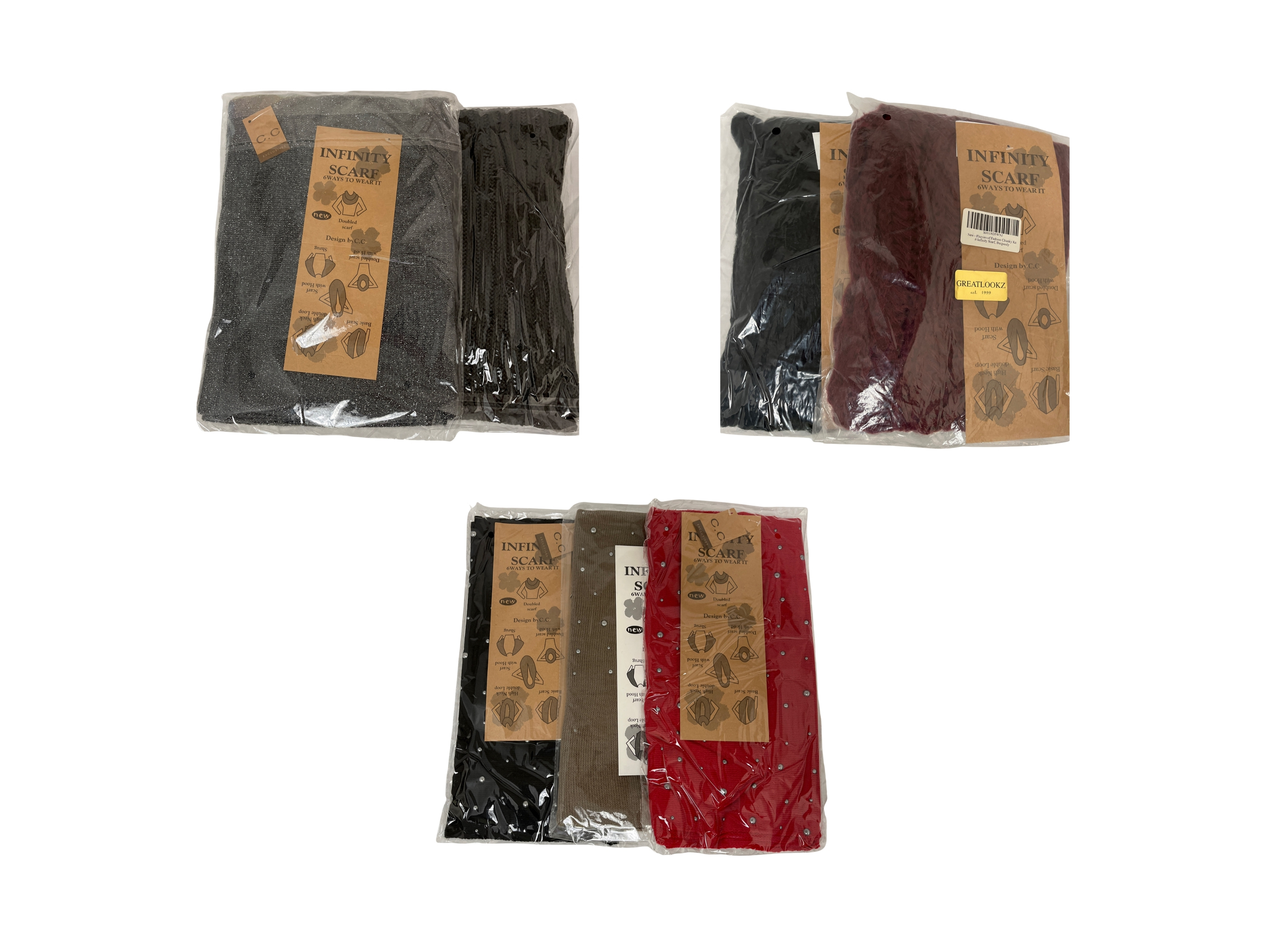 CC Beanie High-Margin Bundle Pallet- 570 Winter Accessories - Retail Ready - Retail $15 | $1.00 Each