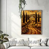 Cape Dutch Farmhouse Klein Karoo Canvas Print | UNFRAMED PRINT