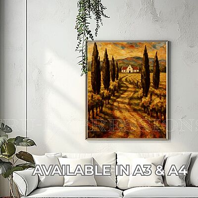 Cape Dutch Farmhouse Klein Karoo Canvas Print | UNFRAMED PRINT Cape Dutch Farmhouse Klein Karoo Canvas Print | UNFRAMED PRINT