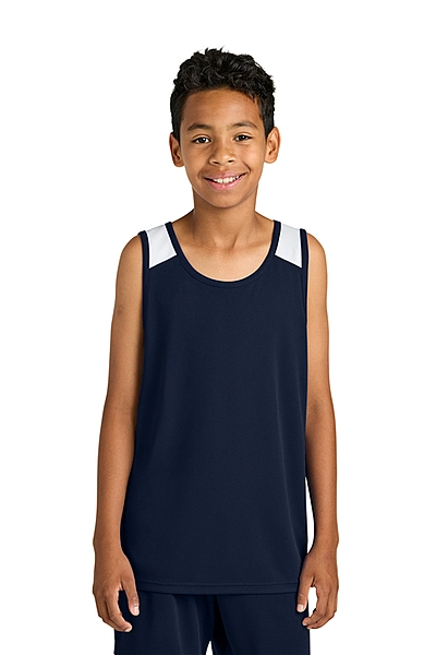 Sport-Tek® Youth Club Track Tank - YST446
