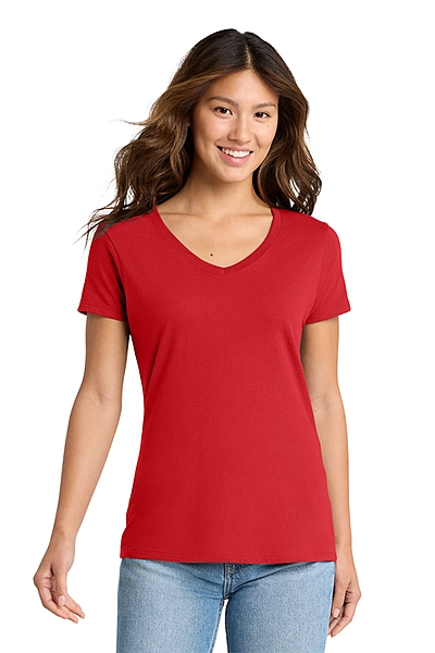 Port & Co™ Women's Fan Favorite™ V-Neck Tee - LPC450V