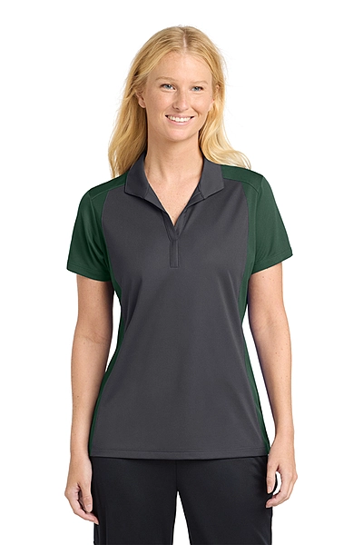 Sport-Tek® Women's Colorblock Micropique Sport-Wick® Polo - LST652