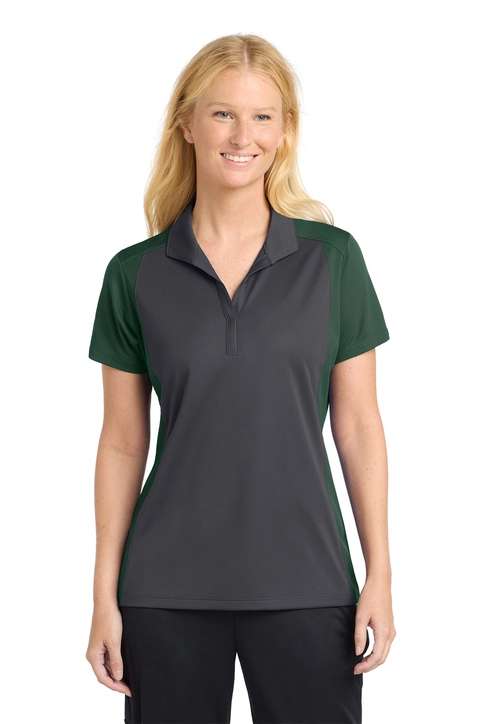 Sport-Tek® Women's Colorblock Micropique Sport-Wick® Polo - LST652