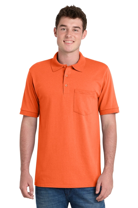 Port & Co™ Core Blend Jersey Knit Pocket Polo - KP55P