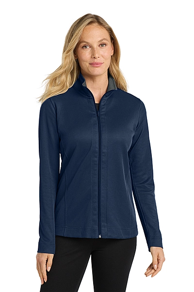 Port Authority® Women's Vertical Texture Full-Zip Jacket - L805