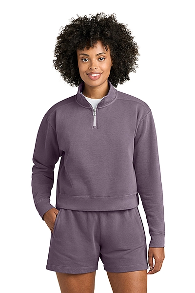 Comfort Colors® Women’s Mid-Length 1/4-Zip Sweatshirt - 1580L