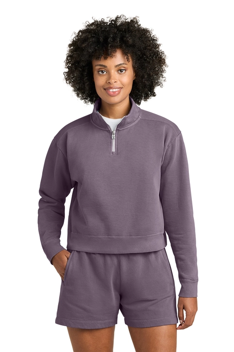 Comfort Colors® Women’s Mid-Length 1/4-Zip Sweatshirt - 1580L