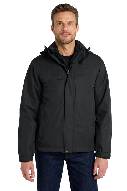 Port Authority® Herringbone 3-in-1 Parka - J302