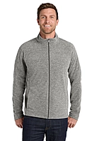 Port Authority® Heather Microfleece Full-Zip Jacket - F235