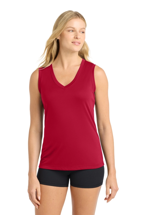 Sport-Tek® Women's Sleeveless PosiCharge® Competitor™ V-Neck Tee - LST352