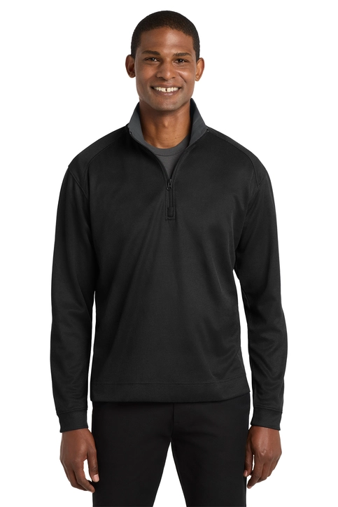 Port Authority® Vertical Texture 1/4-Zip Pullover - K805