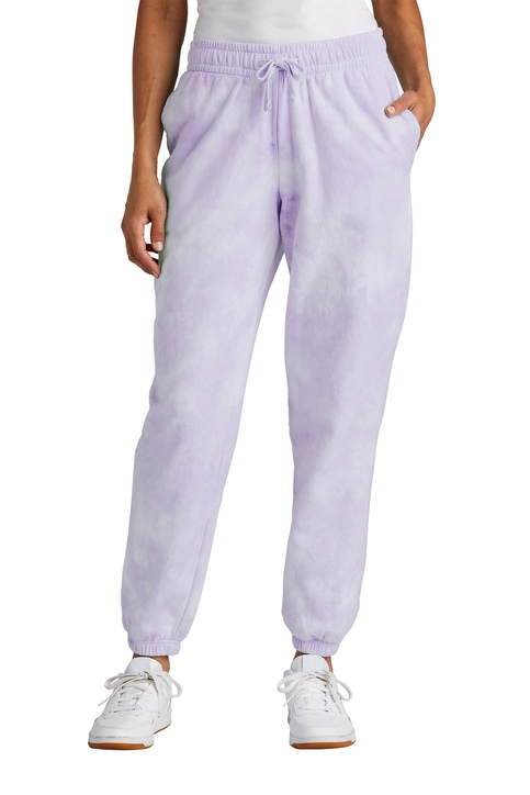 Port & Co™ Women's Beach Wash® Cloud Tie-Dye Sweatpant - LPC140P