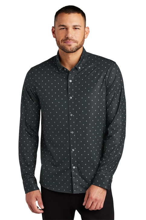 Mercer+Mettle® Stretch Jersey Long Sleeve Shirt - MM1018