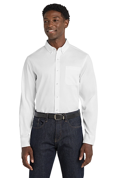 Port Authority® Long Sleeve SuperPro React™ Twill Shirt - W808