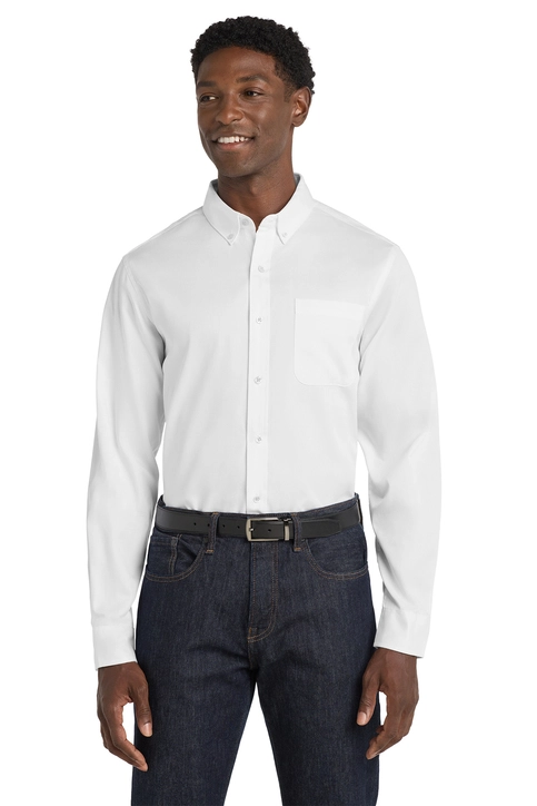 Port Authority® Long Sleeve SuperPro React™ Twill Shirt - W808