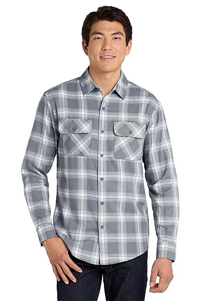 Port Authority® Plaid Flannel Shirt - W668