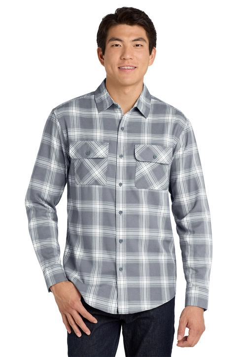 Port Authority® Plaid Flannel Shirt - W668