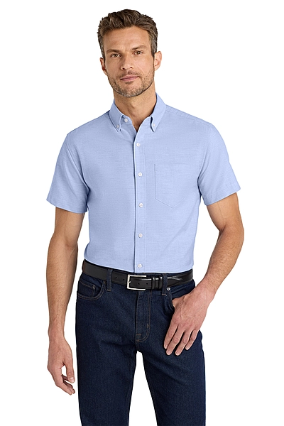 Port Authority® Short Sleeve SuperPro™ Oxford Shirt - S659