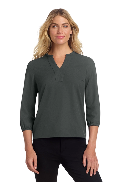 Mercer+Mettle® Women's Stretch Crepe 3/4-Sleeve Blouse - MM2011