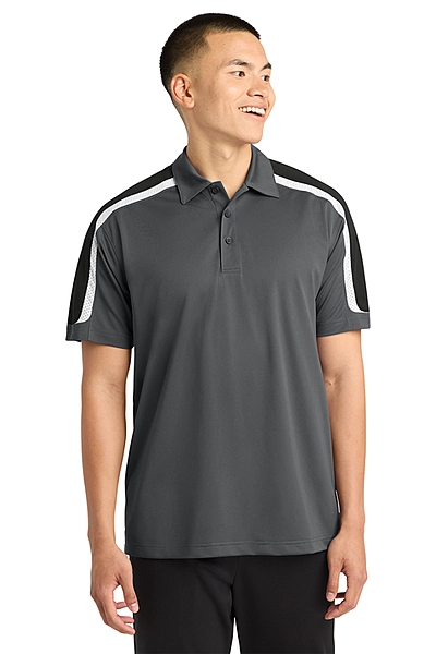 Sport-Tek® Tricolor Shoulder Micropique Sport-Wick® Polo - ST658