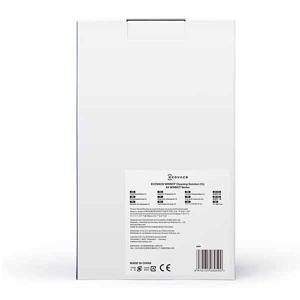 Ecovacs WINBOT Cleaning Detergent Solution Bottle - 1 L