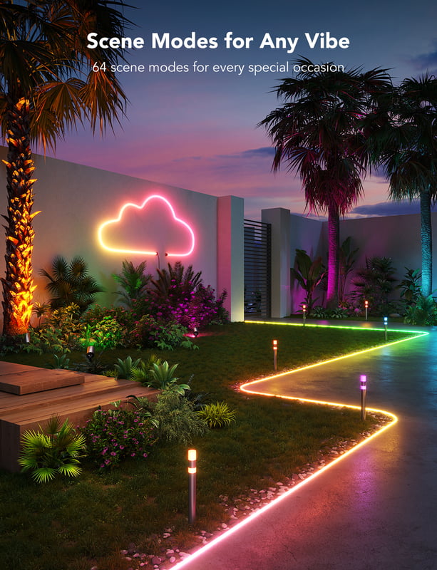 Govee RGBIC Outdoor Neon Strip Lights - 10M