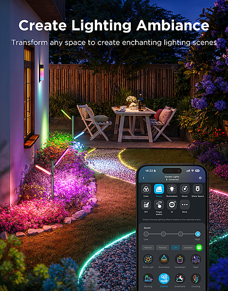 Govee RGBICWW Garden Lights