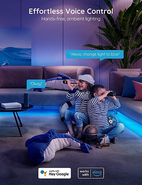 Govee RGB Smart Wi-Fi + Bluetooth LED Strip Lights (10m) [Energy Class A]