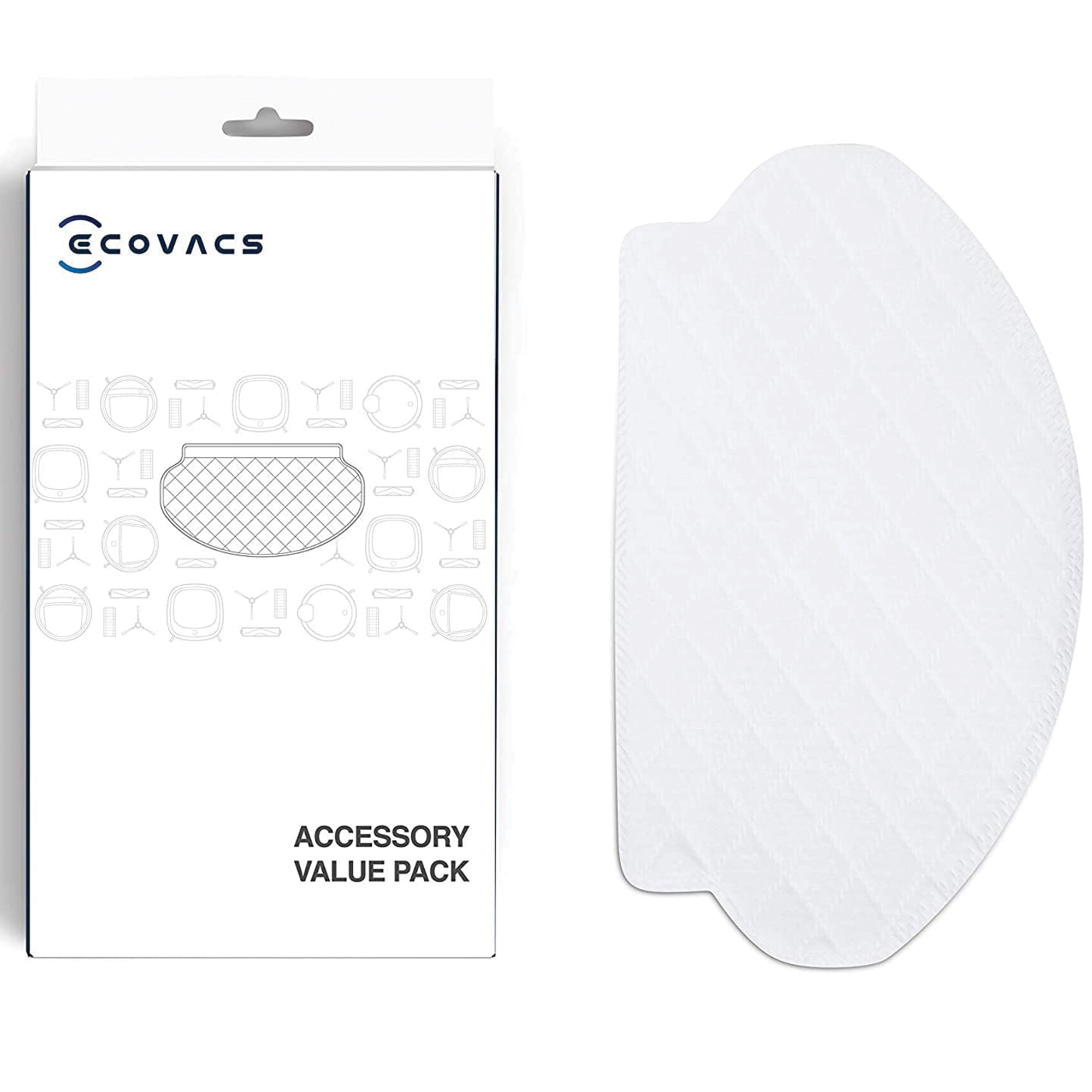 Ecovacs DEEBOT OZMO 920/950 Disposable Microfiber Mopping Pads (25PCS)