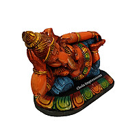 Reclining Vaastu Ganesh (Vaastu Vinayagar) Wooden statue - Coloured Glossy Finish Reclining Vaastu Ganesh (Vaastu Vinayagar) Wooden statue - Coloured Glossy Finish