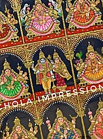 Ashtalakshmi Tanjore Painting - Exclusive Collection Ashtalakshmi Tanjore Painting - Exclusive Collection