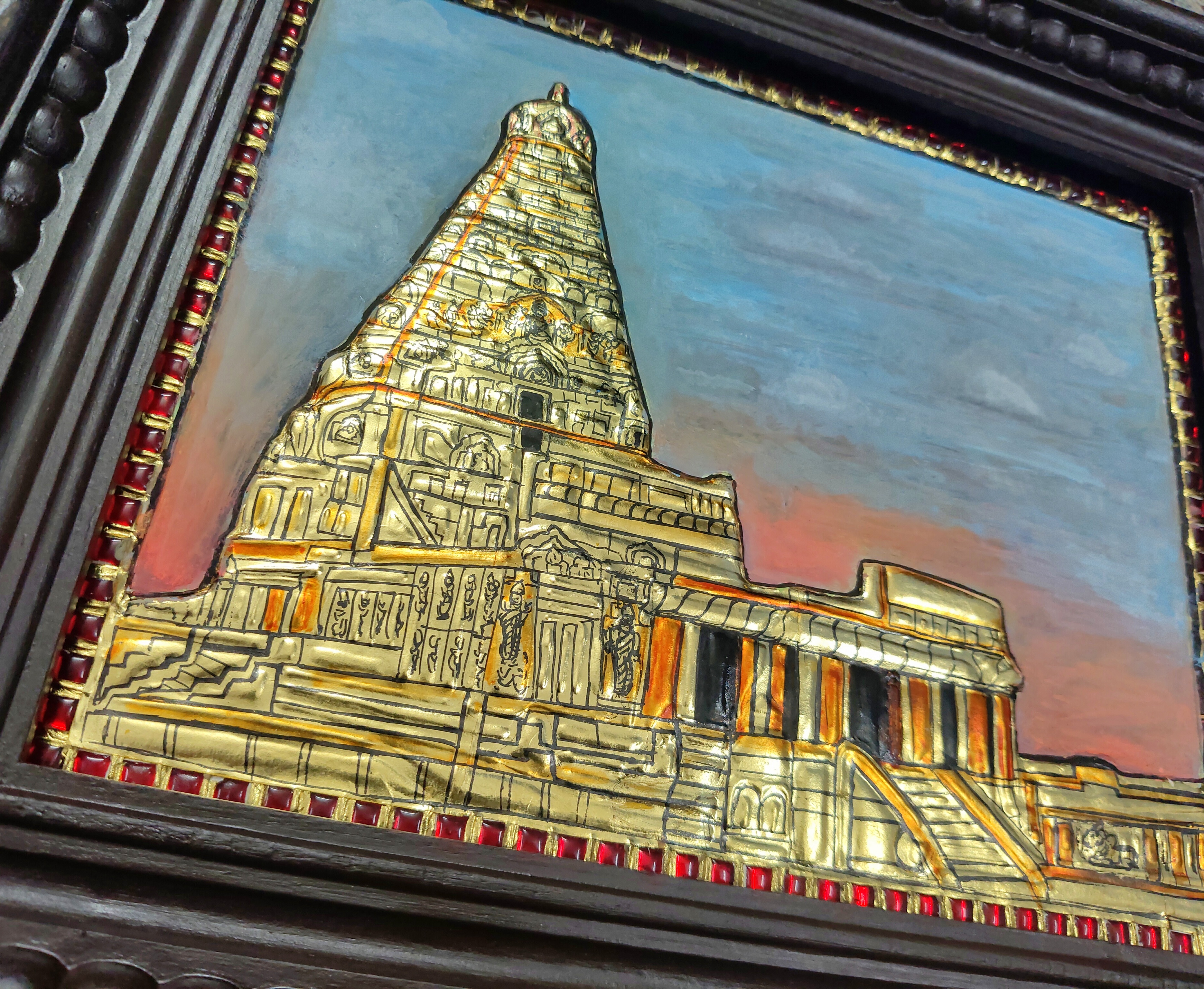 Thanjavur Brihadisvara Temple (Tanjore Big Temple) - 15 x 13 inches