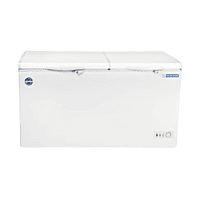 Front look of Blue star 400 litre Dual Compartment Cooler &  Freezer-CHFK400DGS Front look of Blue star 400 litre Dual Compartment Cooler &  Freezer-CHFK400DGS