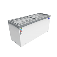 Shop Online Blue Star Flat Glass Top Deep Freezer-GT5-590N at Me shop